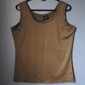 2/$13 New Directions Rayon Tank Top/Cami - Large Dark Green